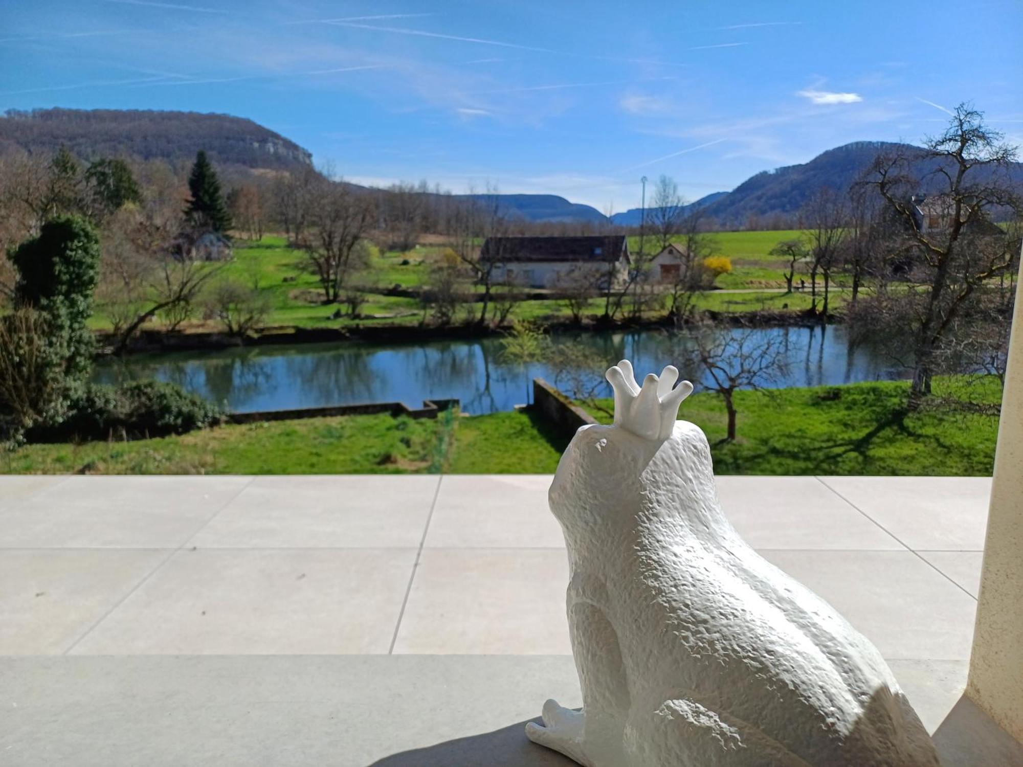 Maison De Vacances - Vue Panoramique Riviere Ornans Exteriör bild