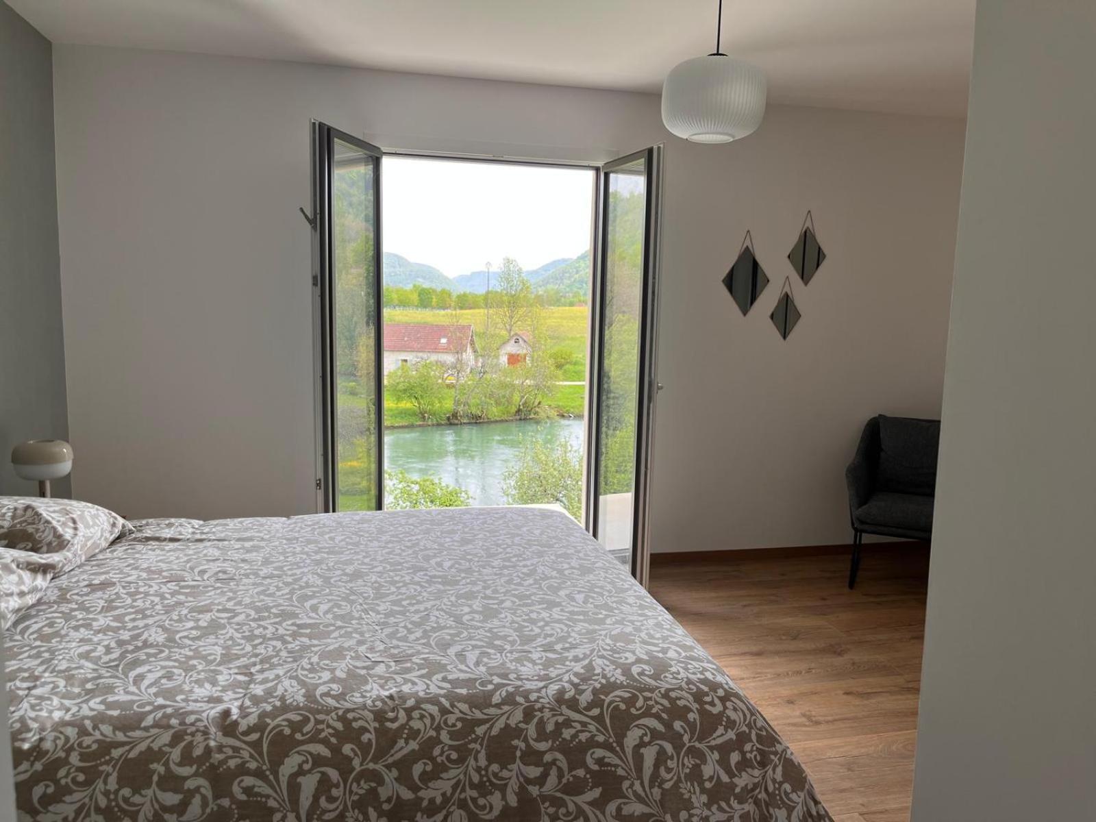 Maison De Vacances - Vue Panoramique Riviere Ornans Exteriör bild
